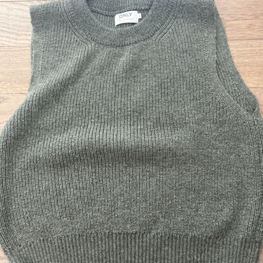Gilet in maglia ONLY verde oliva
