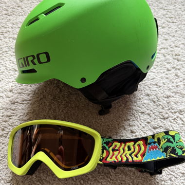 Giro Ski Helmet with Goggles