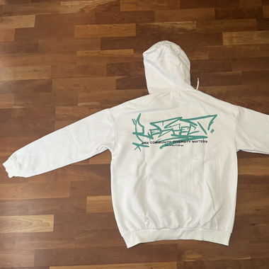 Weißer Hoodie von Yourturn 