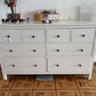 Weisse Kommode 8 Schubladen Ikea 68x39x90H