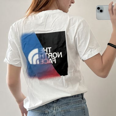 T-shirt blanc the north face