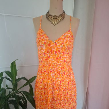 "PROVENCE" SUMMER DRESS FLORAL FABRIC