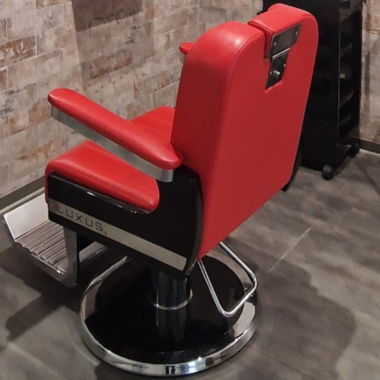 Chaise de Barber rouge