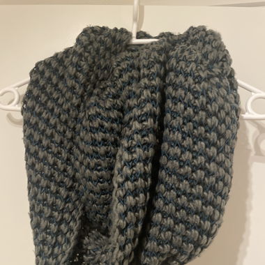 Loop Schaal grau/blau
