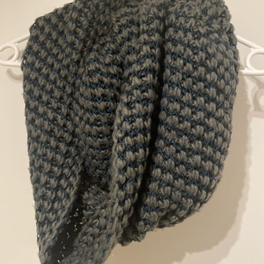 Loop Schaal grau/blau