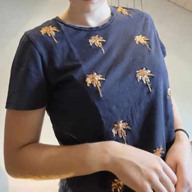 T shirt mit Palmen