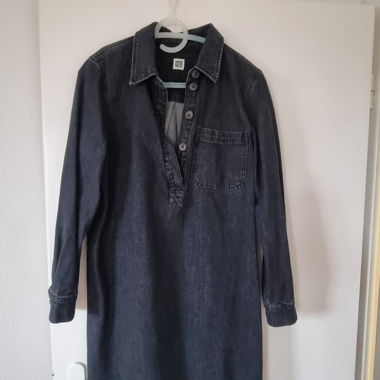 Schwarzes Jeanskleid  La Redoute - Gr. 36 