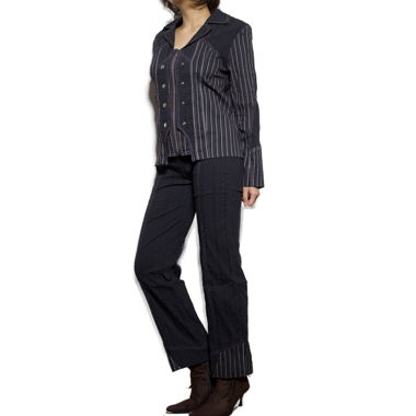 Vintage Black Striped Set