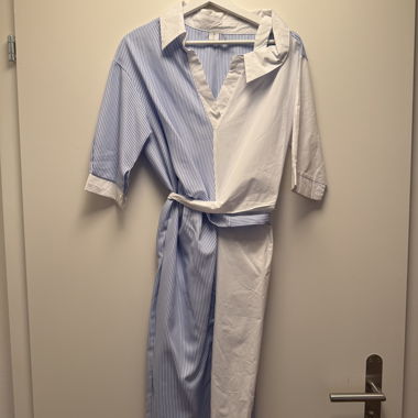 Robe chemise à rayures