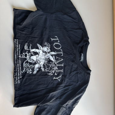 T-shirt Totally nero