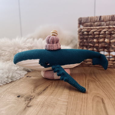 Peluche Baleine Amigurumi au Crochet