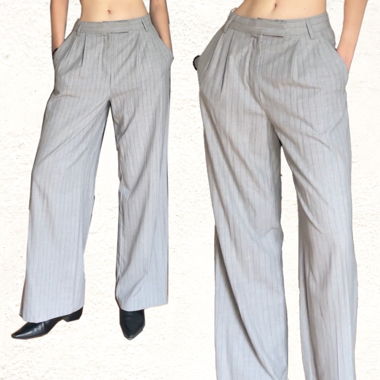 Wide Grey Pants