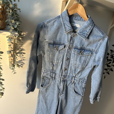 Combinaison jeans fille