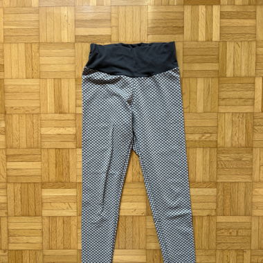 Grau-weisse Yoga pants 
