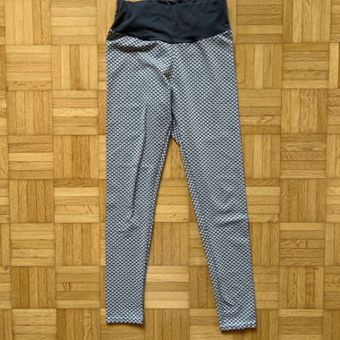 Grau-weisse Yoga pants 
