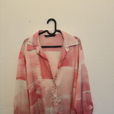 rosa Zara Bluse