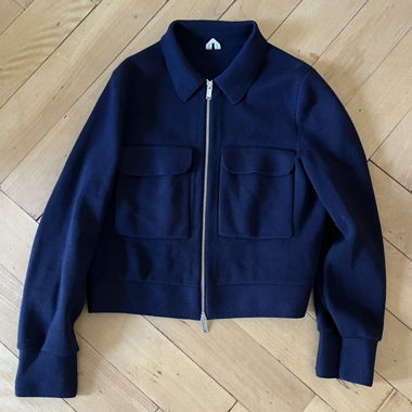 Navy Zip-Up Jacket