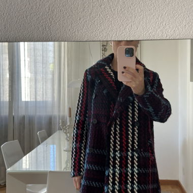 Cappotto doppiopetto in lana EDC XS