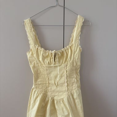 Yellow Mini Dress
