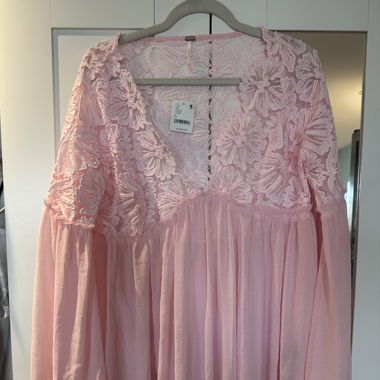 Free people pink blouse 