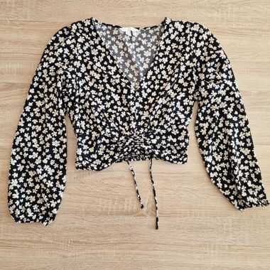 Bluse mit Blümchen
