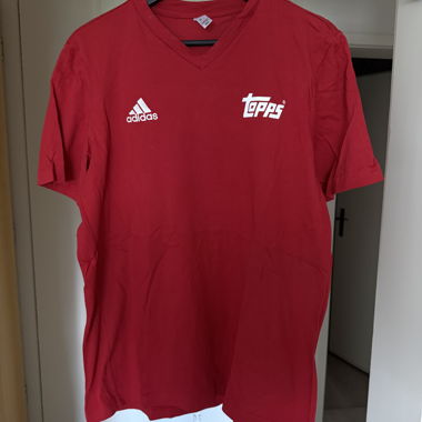 T-shirt rosso Adidas Topps