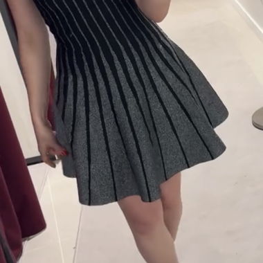 Striped Knit Dress