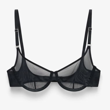 Reggiseno in rete nero