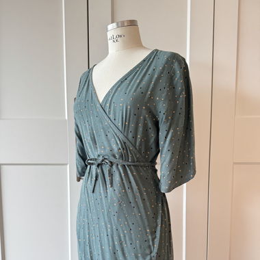 Wrap mini dress