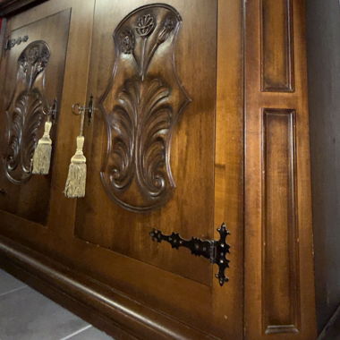 Vintage Holzsideboard 