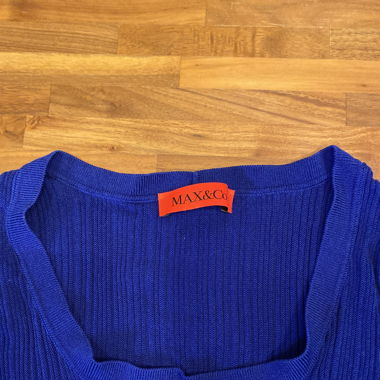 Max & Co Blauer Pullover S/M