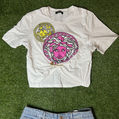 T-shirt Versace Medusa Safety Pin