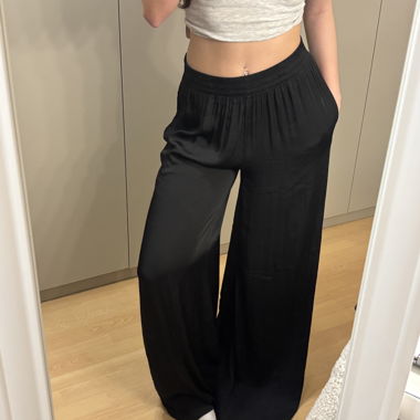 Pantalon ample noir