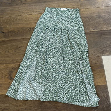Jupe midi fleurie H&M