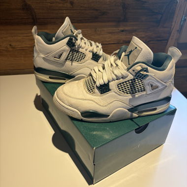 Air Jordan 4 Retro White/Oxidized Green