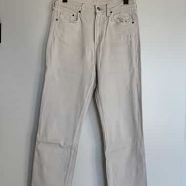 Straight Jeans Beige
