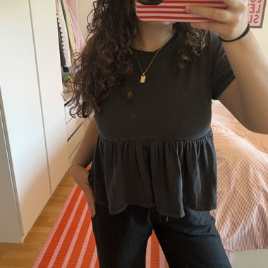Haut noir Bershka