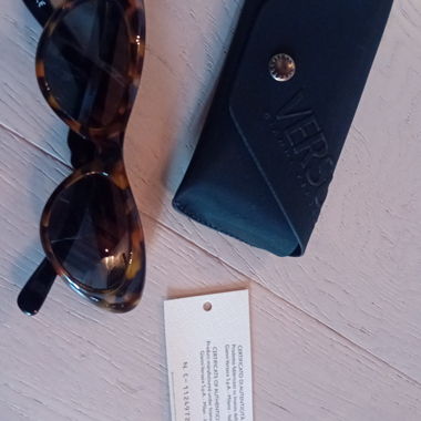 Versace cheeta print sunglasses