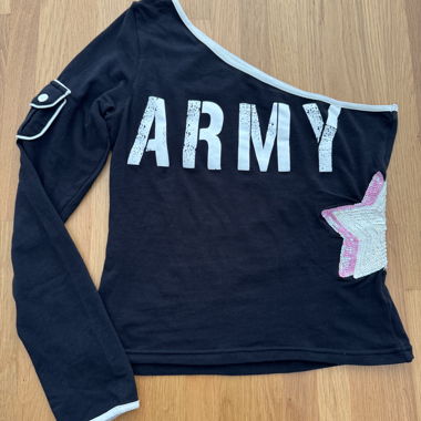 Army One-Shoulder-Top