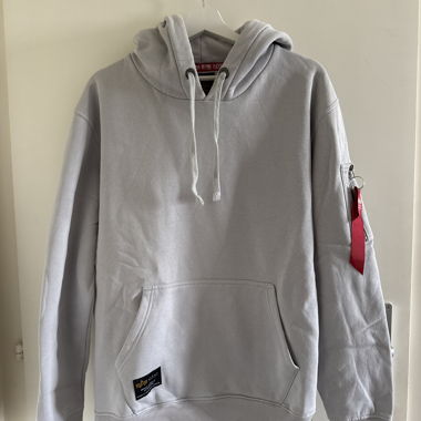 Grey Pullover Hoodie