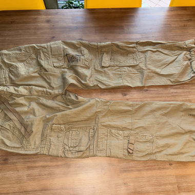 Beige Brandit cargo pants