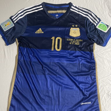 Maillot Messi Argentine Finale de Coupe du monde 2014 M