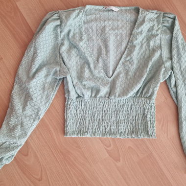 Haut turquoise