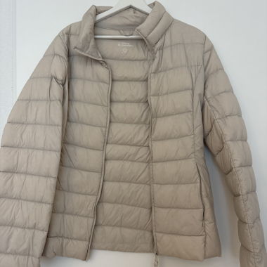 Giacca imbottita beige