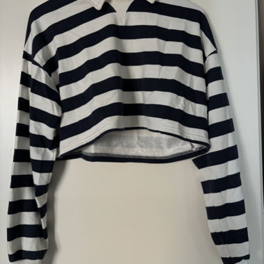 Pullover Blau-Weiss gestreift