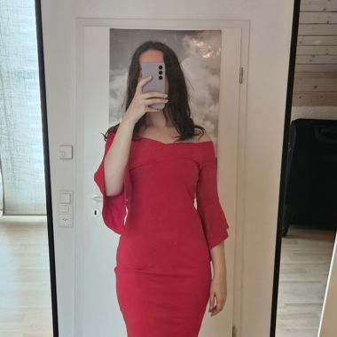 Rotes Abendkleid von Manor (S)
