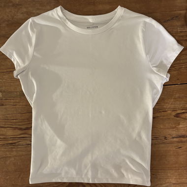 T-shirt blanc Hollister