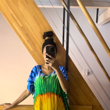 Robe boubou jaune
