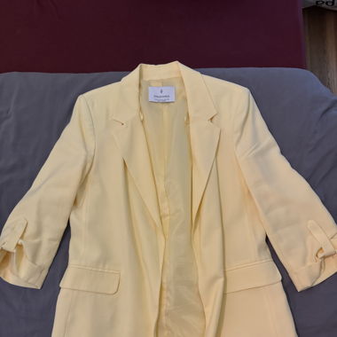 Veste blazer jaune
