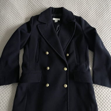 H&M Jacke marine blau gold Knöpfe